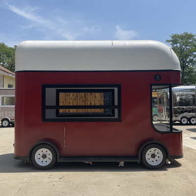 Mobiele verkoop van Fruit Salad Drank Koffie Melk Thee Bier IJs Truck Mobiele kar