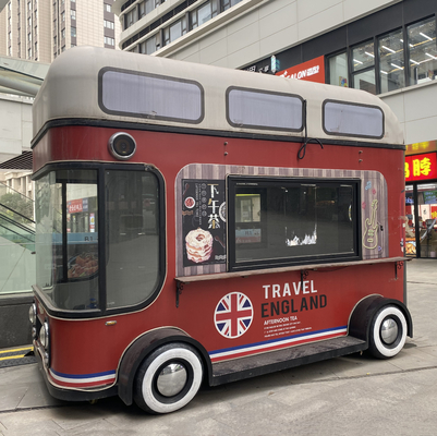 Mobiele verkoop van Fruit Salad Drank Koffie Melk Thee Bier IJs Truck Mobiele kar