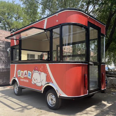 Handmatige vaardigheden Mobiele gebakken kip Combo Cola Dranken Voedsel Snack Truck Boutique Cart