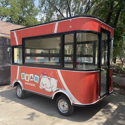 Handmatige vaardigheden Mobiele gebakken kip Combo Cola Dranken Voedsel Snack Truck Boutique Cart
