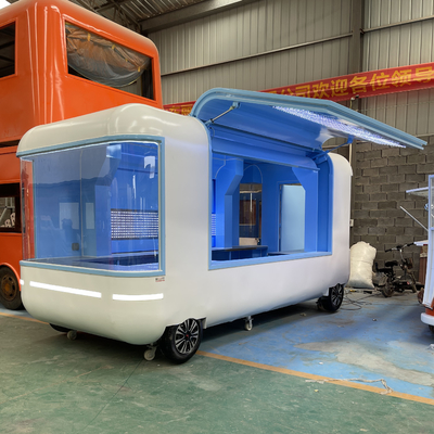 Multifunctionele elektrische mobiele snacktrailer