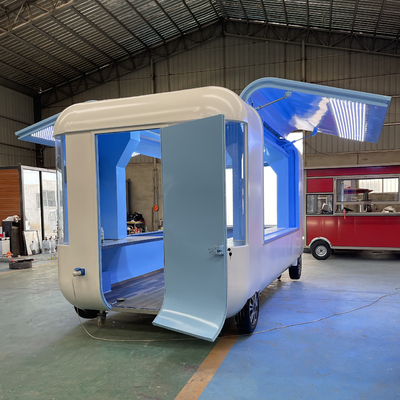 Multifunctionele elektrische mobiele snacktrailer
