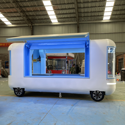 Multifunctionele elektrische mobiele snacktrailer