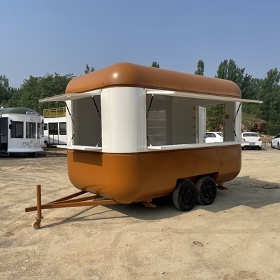 40 km/uur Food Tow Trailer Volledig uitgeruste mobiele concessie-trailer voor producten