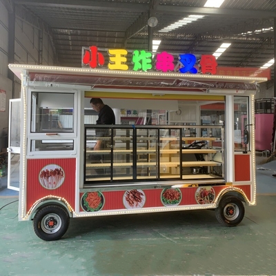 Drank Koffie Melk Thee Elektrische mobiele snackkar met vacuümband