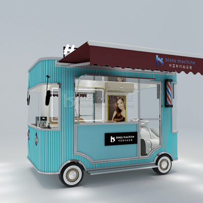 Elektrische mobiele kapsalon kapper winkel stijl ontwerp van truck trailer wagen voor 2023