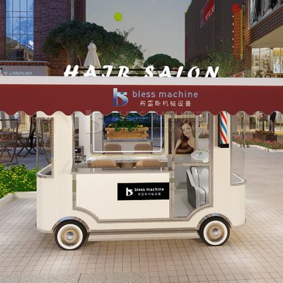 Elektrische mobiele kapsalon kapper winkel stijl ontwerp van truck trailer wagen voor 2023