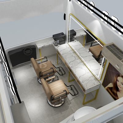 Elektrische mobiele kapsalon kapper winkel stijl ontwerp van truck trailer wagen voor 2023