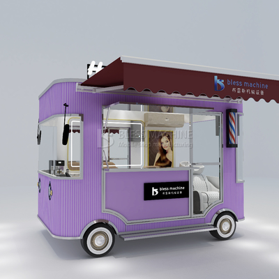 Elektrisch mobiele kapsalon kapper winkel stijl ontwerp van truck trailer kar voor boerderijen