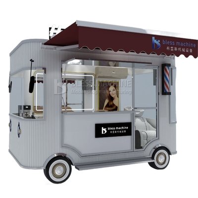 Elektrische mobiele kapsalon kapper winkel stijl design van truck trailer cart 2023 outlet