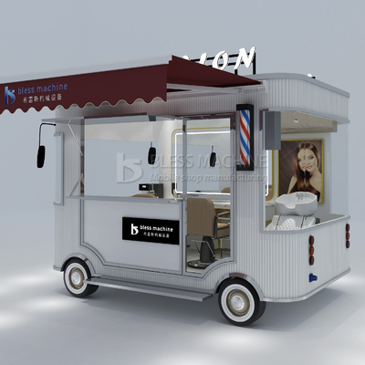 Elektrische mobiele kapsalon kapper winkel stijl design van truck trailer cart 2023 outlet