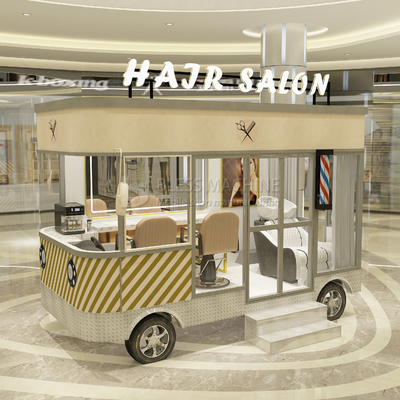 2023 Electric Mobile Haircut Salon Barbershop Style Design Van Truck Trailer Cart