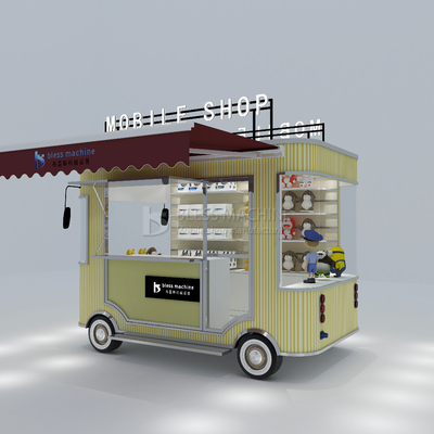 4 Wegwielen Mobiele telefoon accessoires Repair shop Truck Trailer Cart Boutique 2023 Outlet