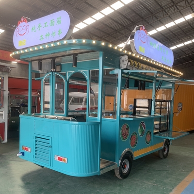 4 wielen mobiele foodtrucks voor hotdogkarretjes en cateringconcessies