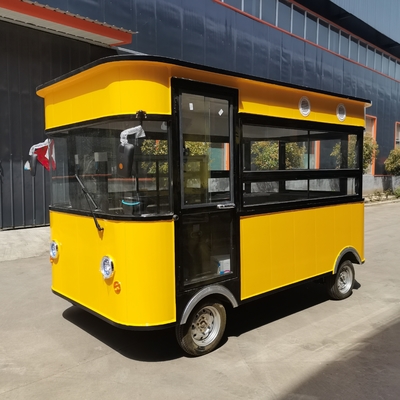 4 wielen mobiele foodtrucks voor hotdogkarretjes en cateringconcessies
