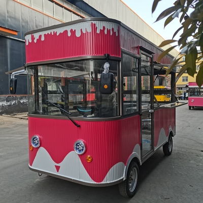 4 wielen mobiele foodtrucks voor hotdogkarretjes en cateringconcessies