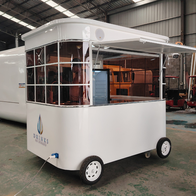 Vers sap en groente fruit salade auto trolley voor mobiele winkel 2500mm * 1600mm * 2350mm