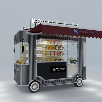 Outlet Elektrische mobiele goederen Groentehandel Handwerk Kunstwarenwinkel Truck Trailer Cart