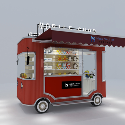 Boerderijen Elektrisch Mobiele Commodity Grocery Handwerk Artware Shop Van Truck Trailer Cart