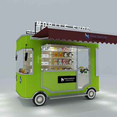 Boerderijen Elektrisch Mobiele Commodity Grocery Handwerk Artware Shop Van Truck Trailer Cart
