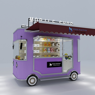 Boerderijen Elektrisch Mobiele Commodity Grocery Handwerk Artware Shop Van Truck Trailer Cart