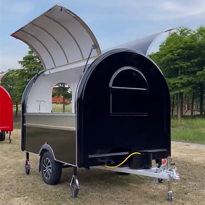 Mobiele koffie melk thee fastfood snack sleepwagen voor zuivelproducten betaalbaar