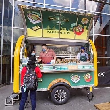 Mobiele koffie melk thee fastfood snack sleepwagen voor zuivelproducten betaalbaar