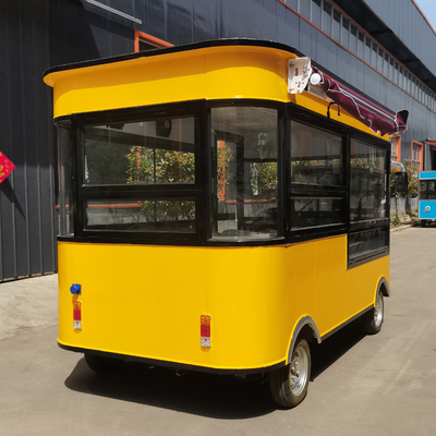 Fastfood Snacks Alcoholische dranken en ijs Truck met optionele opstelling