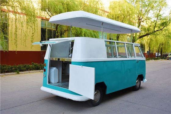 Outdoor fastfood karretjes Crepe food truck met snack mobiele keuken kookapparatuur