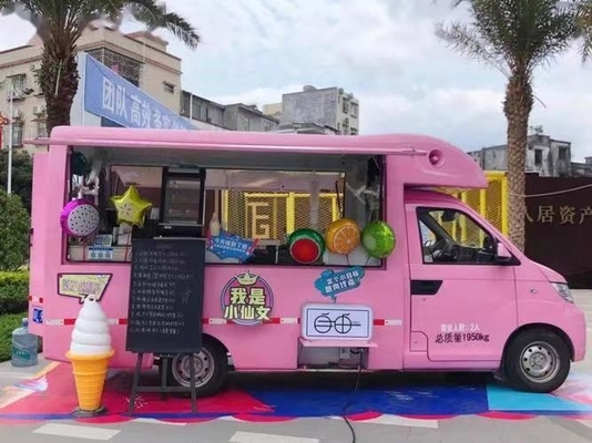 Street Food Kiosk Koffiecart met volledige keuken en koelmachine