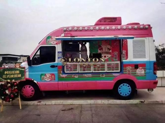Street Food Kiosk Koffiecart met volledige keuken en koelmachine