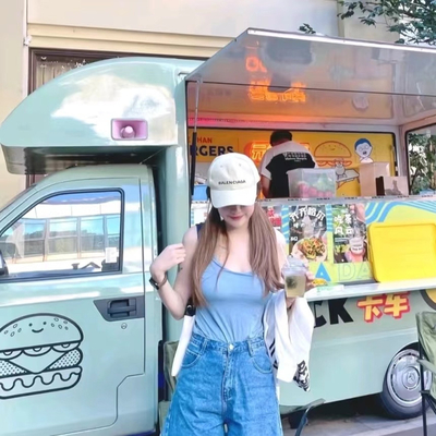 Voedselmandje Drankmandje Outdoor mobiele fastfood trailer voor mobiele op maat
