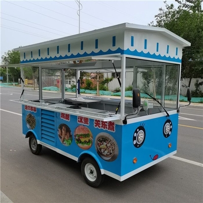 110v/220v Elektrische verkoopswagens Hot Dog mobiele voedseltruck met sojabonen materiaal
