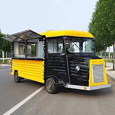 Gepersonaliseerde Citroën Bus Food Truck voor Street Coffee Burgers Fries en IJs