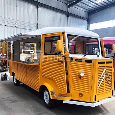 Gepersonaliseerde Citroën Bus Food Truck voor Street Coffee Burgers Fries en IJs