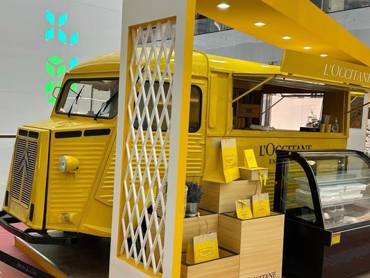 Kebabtrailer Crepe Cart Customized Mobile Coffee Pizza Trailer voor commerciële verkoop