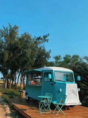 Voedseltrailer Vintage Mobile Verkoop van verschillende goederen Op maat gemaakte Citroen HY Van