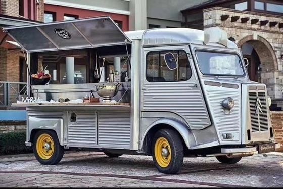 Voedseltrailer Vintage Mobile Verkoop van verschillende goederen Op maat gemaakte Citroen HY Van