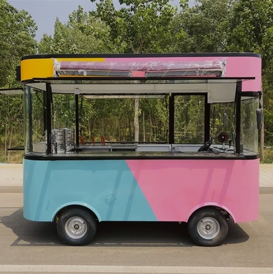 TUNE Zonnepanelen Kiosk Winkel Van Koffie Hot Dog Trailer Cart Street View Cart Bus Food Truck