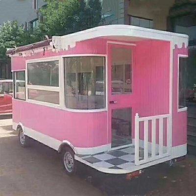 Multifunktioneel kledingwinkeltruck met externe stroomvoorziening en roestvrij staal