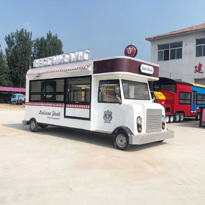 Volledige keukenapparatuur Fastfood Snack Catering Van Truck 4.6*2.0*2.35m 1500kg Outlet