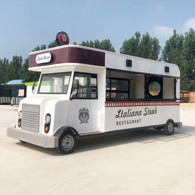 Volledige keukenapparatuur Fastfood Snack Catering Van Truck 4.6*2.0*2.35m 1500kg Outlet