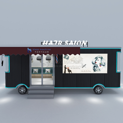Op maat gemaakte multifunctionele mobiele winkel kapper auto voedsel vrachtwagen met soja grondstof