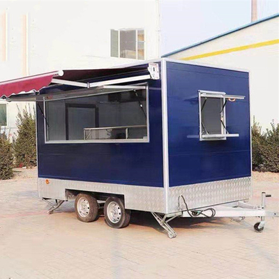 Mobiele verkoop van verschillende goederen met Custom Outdoor Street Fast Food Stall Kiosk