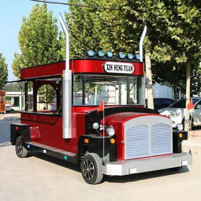 Commerciële Eetwagen Op maat gemaakte elektrische verkoopswagens Hot Dog mobiele voedseltruck 4 wielen