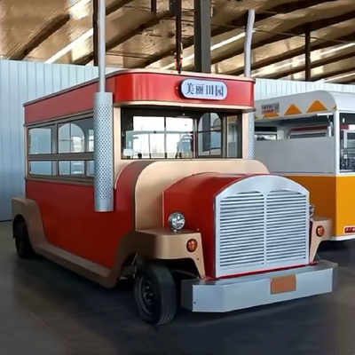 Commerciële Eetwagen Op maat gemaakte elektrische verkoopswagens Hot Dog mobiele voedseltruck 4 wielen
