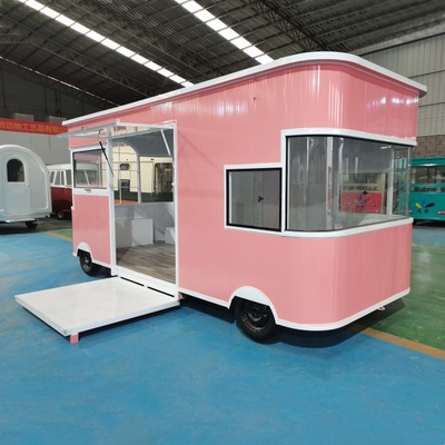 2023 Elektrisch mobiel kapsalon kapperszaak kleedkamer bestelwagen trailer winkelkarretje