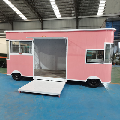 2023 Elektrisch mobiel kapsalon kapperszaak kleedkamer bestelwagen trailer winkelkarretje