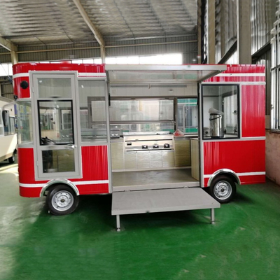 2023 Elektrisch mobiel kapsalon kapperszaak kleedkamer bestelwagen trailer winkelkarretje