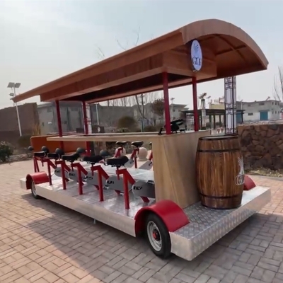 Multifunctionele mobiele elektrische fastfoodtruck met interne apparatuur